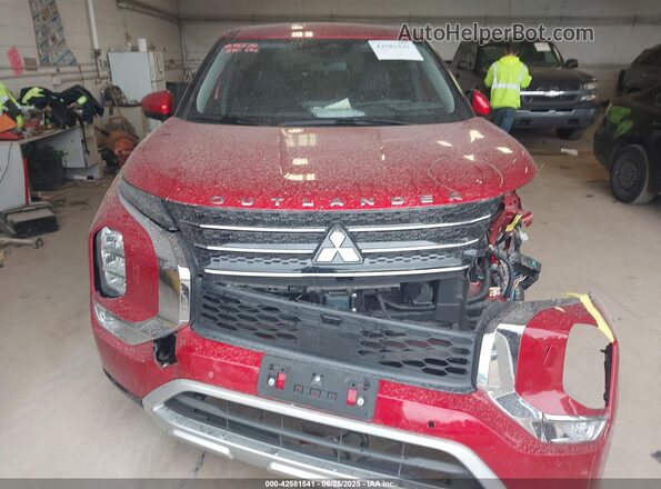 JA4J4UA87PZ022985 2023 MITSUBISHI OUTLANDER Red Widok zestawu wskaźników