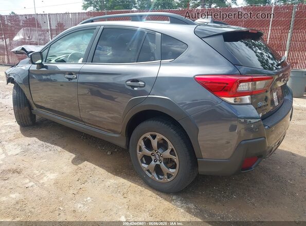 JF2GTHSC4MH318806 2021 SUBARU CROSSTREK Gray Tył lewy