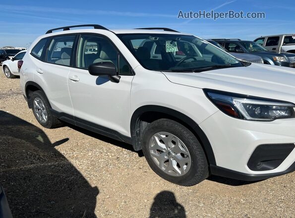 JF2SKADC5MH467677 2021 SUBARU FORESTER Белый Задняя левая четверть