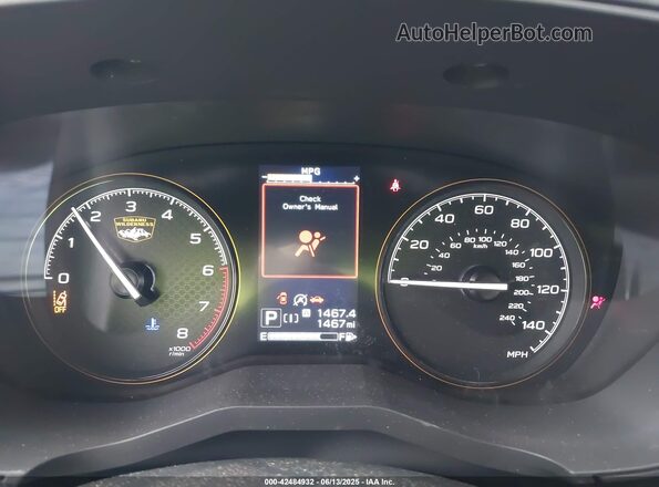 JF2SKAJC8SH404977 2025 SUBARU FORESTER Blue Вид задніх сидінь