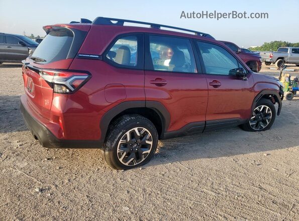 JF2SLDAC7SH407254 2025 SUBARU FORESTER Burgundy უკანა მარჯვენა