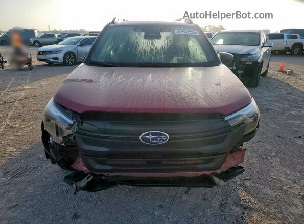 JF2SLDAC7SH407254 2025 SUBARU FORESTER Burgundy წინა ხედი