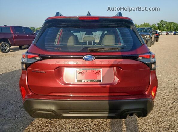 JF2SLDAC7SH407254 2025 SUBARU FORESTER Burgundy უკანა ხედი