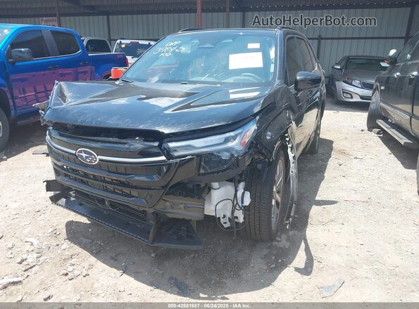 JF2SLDTC4SH551163 2025 SUBARU FORESTER Black წინა მარცხენა ხედი სამი მეოთხედიდან