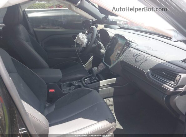 JF2SLDTC4SH551163 2025 SUBARU FORESTER Black წინა სალონის ხედი