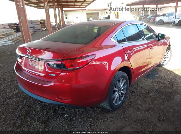 JM1GL1U51H1153090 2017 MAZDA 6 Red უკანა მარჯვენა