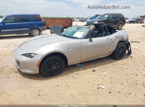 JM1NDAB77P0551899 2023 MAZDA MX-5 MIATA Silver წინა მარცხენა ხედი სამი მეოთხედიდან