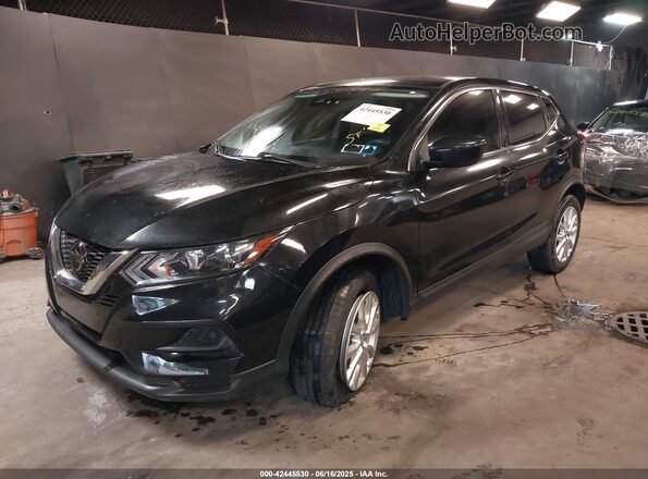 JN1BJ1AV2MW313353 2021 NISSAN ROGUE Черный Передняя левая четверть