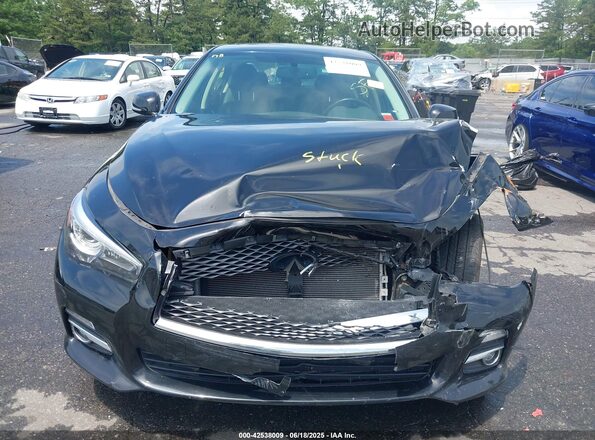JN1CV7AR6HM682328 2017 INFINITI Q50 Black Instrument cluster view