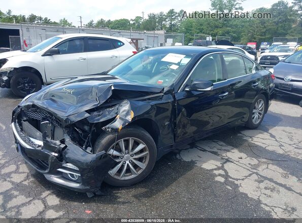JN1CV7AR6HM682328 2017 INFINITI Q50 Black Front left