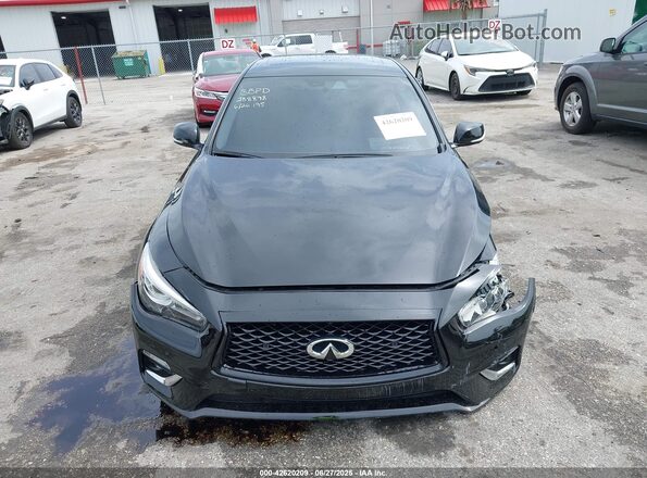 JN1EV7BP6MM702416 2021 INFINITI Q50 Черный Вид задней части салона