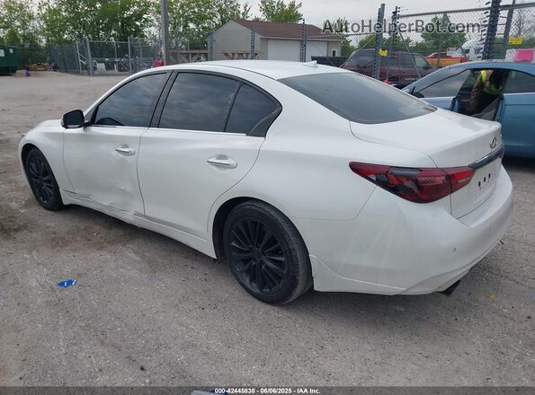 JN1EV7BP8MM704264 2021 INFINITI Q50 White Задня ліва чверть