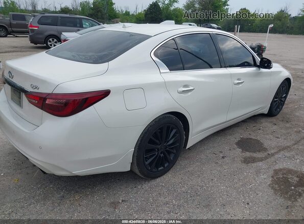 JN1EV7BP8MM704264 2021 INFINITI Q50 White Задня права чверть