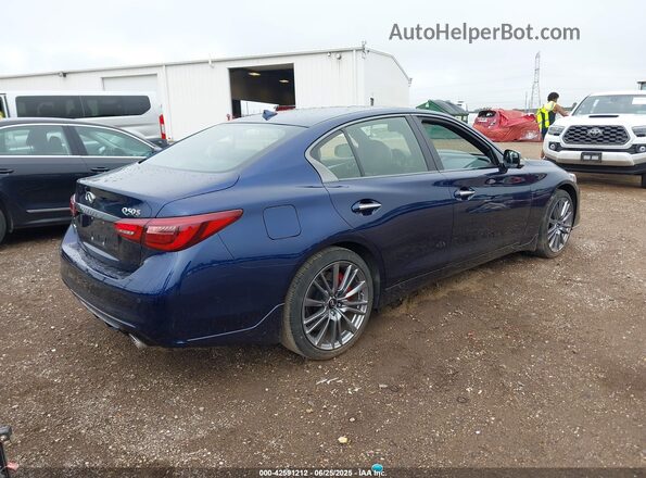 JN1FV7DR1PM590180 2023 INFINITI Q50 Синий Задняя правая четверть