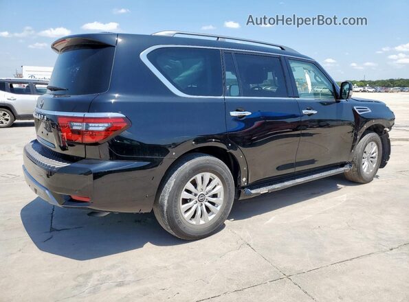 JN8AY2AC6P9180158 2023 NISSAN ARMADA Black Հետևի աջ