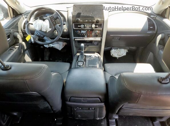JN8AY2AC6P9180158 2023 NISSAN ARMADA Black Առջևի վահանակի տեսք