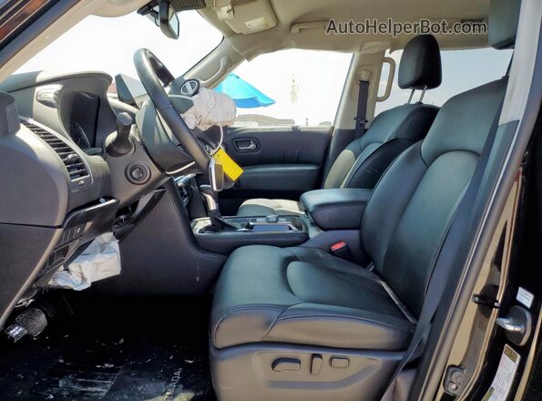 JN8AY2AC6P9180158 2023 NISSAN ARMADA Black Սալոնի դիմացի տեսք