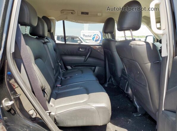 JN8AY2AC6P9180158 2023 NISSAN ARMADA Black Հետևի նստատեղերի տեսք