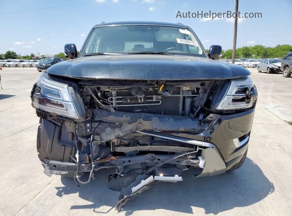 JN8AY2AC6P9180158 2023 NISSAN ARMADA Black Դիմացի տեսք