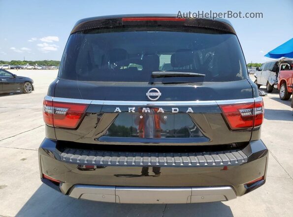 JN8AY2AC6P9180158 2023 NISSAN ARMADA Black Հետևի տեսք