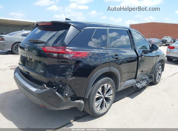 JN8BT3BA6PW421871 2023 NISSAN ROGUE Черный Задняя правая четверть