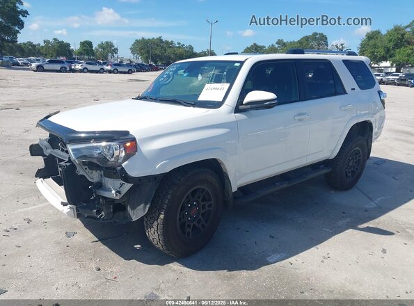 JTENU5JR2M5873564 2021 TOYOTA 4RUNNER White Առջևի ձախ երեք քառորդ տեսարան