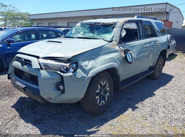 JTERU5JR8P6137471 2023 TOYOTA 4RUNNER Pewter Vista tres cuartos delantera izquierda