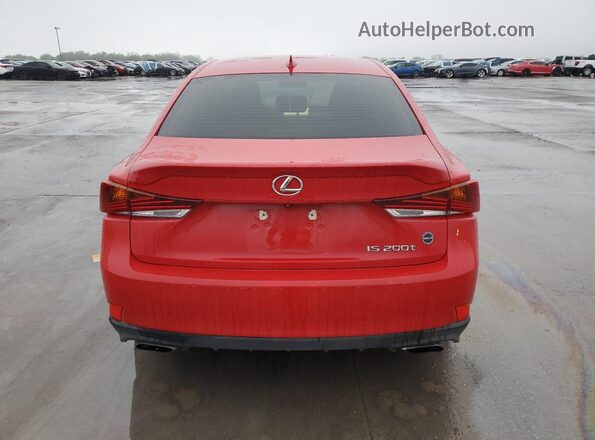 JTHBA1D28H5040413 2017 LEXUS IS Red 