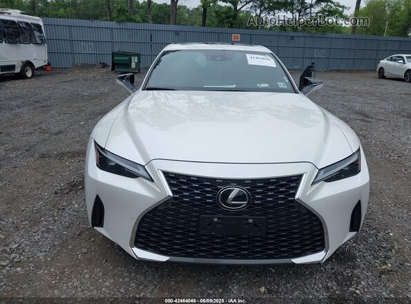 JTHD81F21P5050734 2023 LEXUS IS 300 White Vista del cuadro de instrumentos