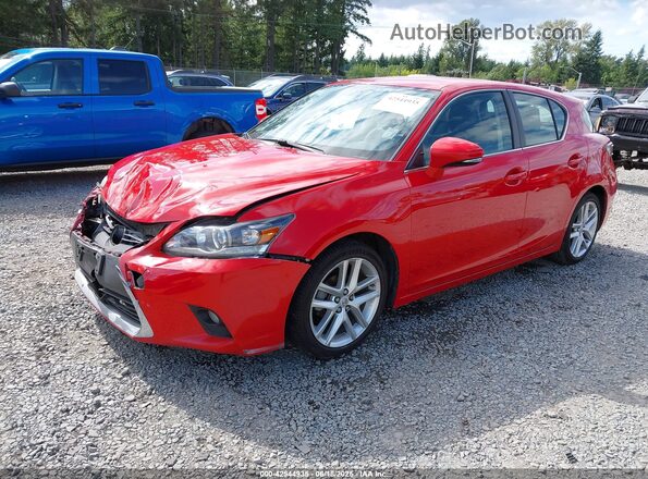 JTHKD5BHXG2264904 2016 LEXUS CT 200H Красный Передняя левая четверть