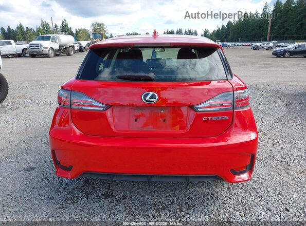 JTHKD5BHXG2264904 2016 LEXUS CT 200H Красный 
