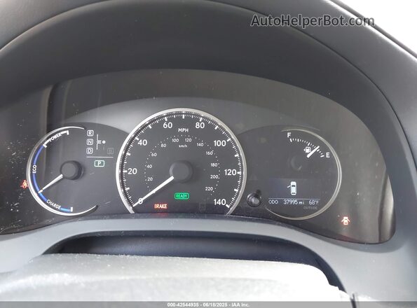JTHKD5BHXG2264904 2016 LEXUS CT 200H Красный Вид задних сидений