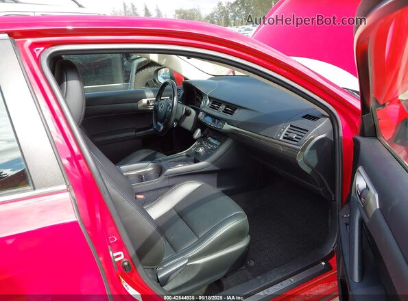 JTHKD5BHXG2264904 2016 LEXUS CT 200H Красный Вид салона спереди