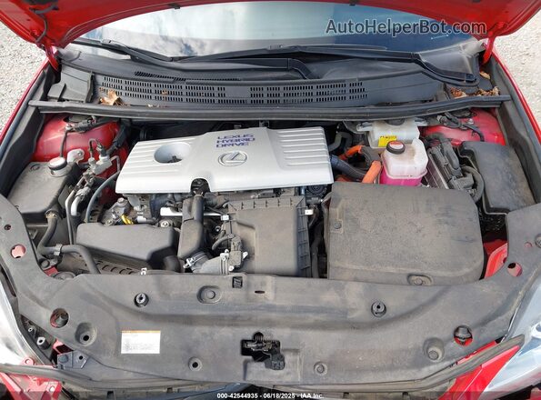 JTHKD5BHXG2264904 2016 LEXUS CT 200H Красный Вид сзади