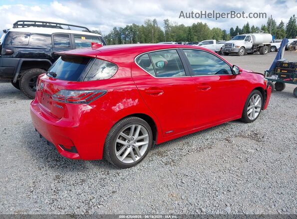 JTHKD5BHXG2264904 2016 LEXUS CT 200H Красный Задняя правая четверть