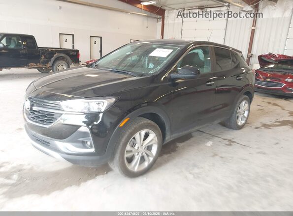 KL4MMCSL7PB158519 2023 BUICK ENCORE Black წინა მარცხენა ხედი სამი მეოთხედიდან