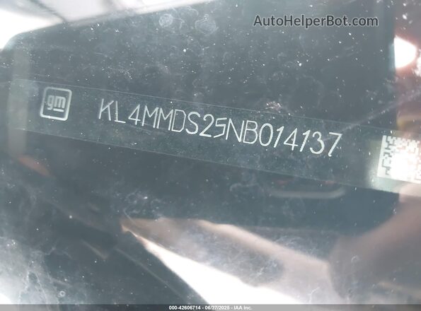 KL4MMDS25NB014137 2022 BUICK ENCORE Red 