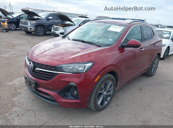 KL4MMDS25NB014137 2022 BUICK ENCORE Red 