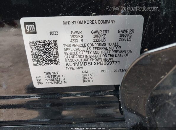 KL4MMDSL2PB069771 2023 BUICK ENCORE Black Engine compartment view