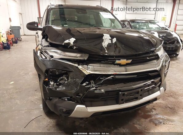 KL79MRSL8MB177927 2021 CHEVROLET TRAILBLAZER Black Widok z przodu