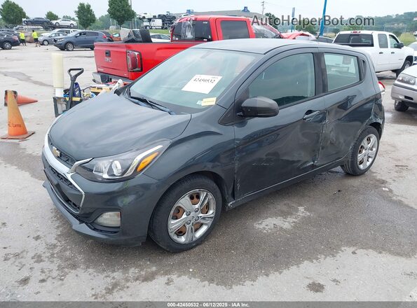 KL8CB6SA7MC735572 2021 CHEVROLET SPARK Gray წინა მარცხენა ხედი სამი მეოთხედიდან