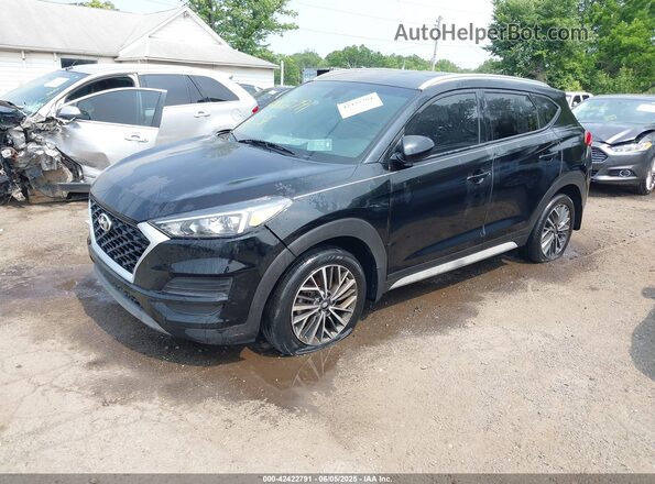 KM8J3CAL4LU101296 2020 HYUNDAI TUCSON Black Vista tres cuartos delantera izquierda