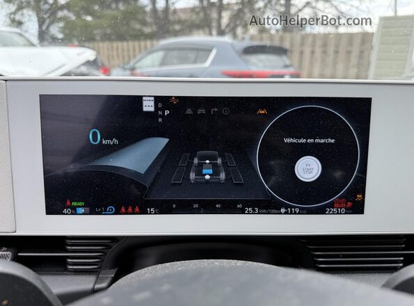 KM8KNDDF9RU329331 2024 HYUNDAI IONIQ Blue ხელსაწყოთა პანელის ხედი