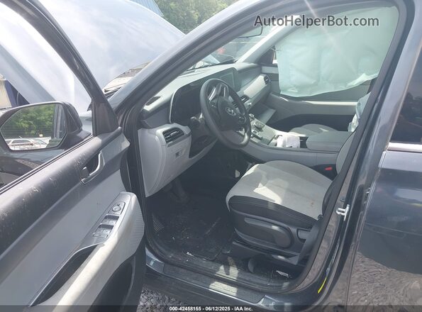 KM8R1DHE2LU055814 2020 HYUNDAI PALISADE Черный Вид салона спереди