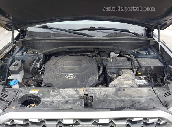 KM8R34HE5MU223022 2021 HYUNDAI PALISADE Black Rear view