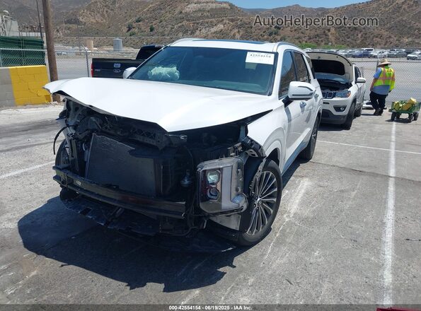 KM8R74GE4PU593825 2023 HYUNDAI PALISADE White 
