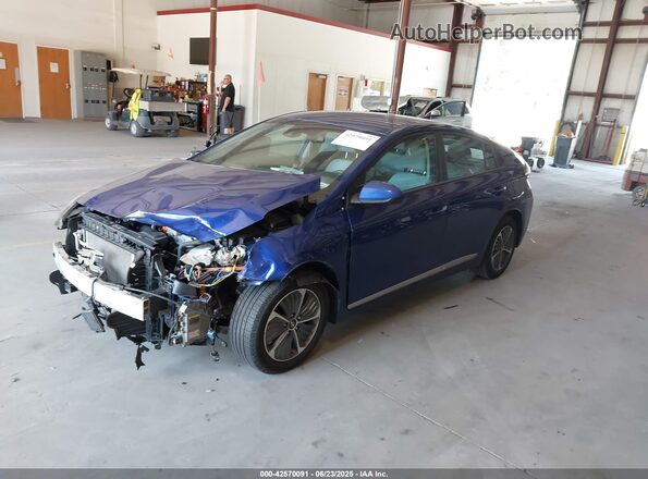KMHC65LD5MU256281 2021 HYUNDAI IONIQ PLUG-IN HYBRID Blue 
