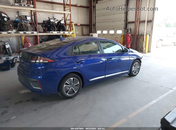 KMHC65LD5MU256281 2021 HYUNDAI IONIQ PLUG-IN HYBRID Blue 