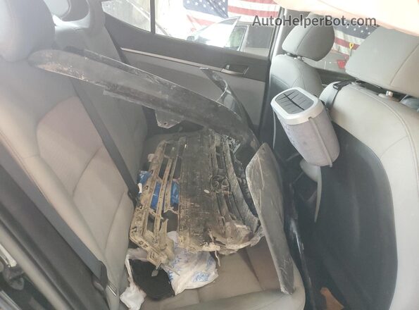 KMHD74LF6HU115593 2017 HYUNDAI ELANTRA Black უკანა სავარძლების ხედი