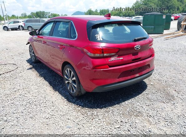 KMHH35LE9JU011146 2018 HYUNDAI ELANTRA GT Красный Задняя левая четверть